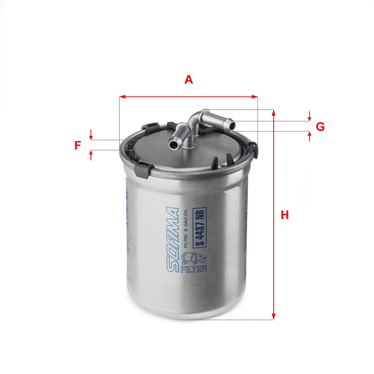 Filtre à carburant SOFIMA S 4437 NR