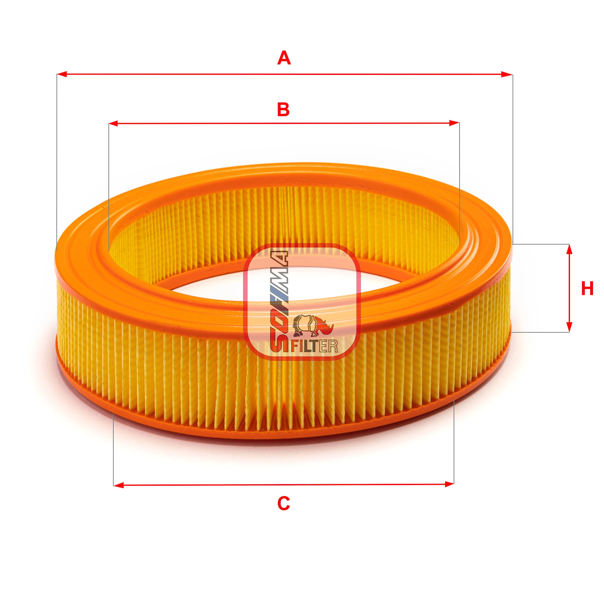 Filtre à air SOFIMA S 2040 A