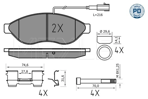Brake Pad Set, disc brake 2