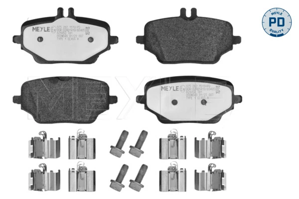 Kit de plaquettes de frein, frein a disque
