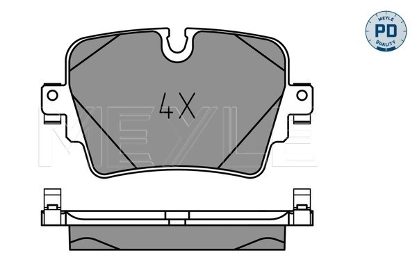 Kit de plaquettes de frein, frein a disque