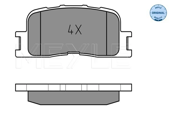 MEYLE Kit de plaquettes de frein 0252370215/W pour TOYOTA CAMRY 04466-33100 Vue produit 2