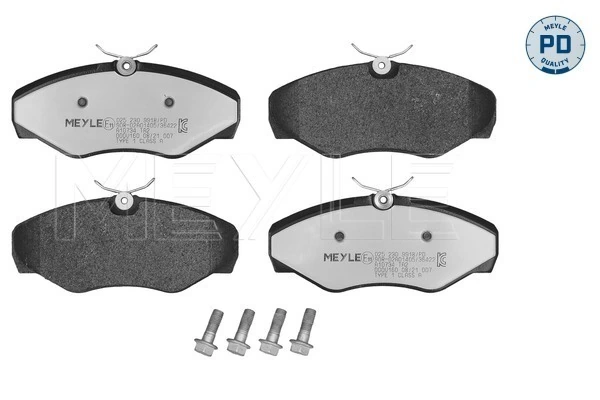 Kit de plaquettes de frein, frein a disque