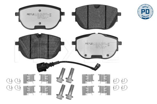 Kit de plaquettes de frein, frein a disque
