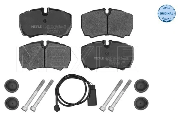Kit de plaquettes de frein, frein a disque