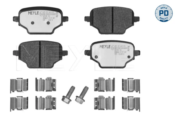 Kit de plaquettes de frein, frein a disque