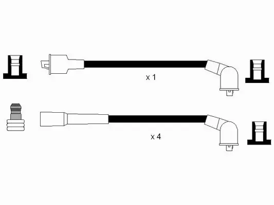Kit de câbles d'allumage NGK 0900