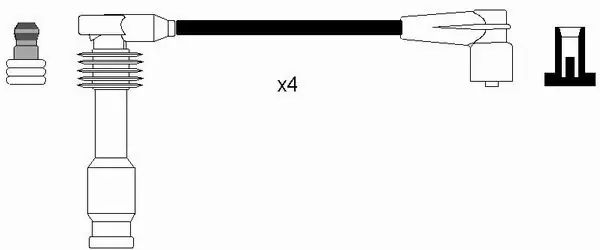 Kit de câbles d'allumage NGK 0808