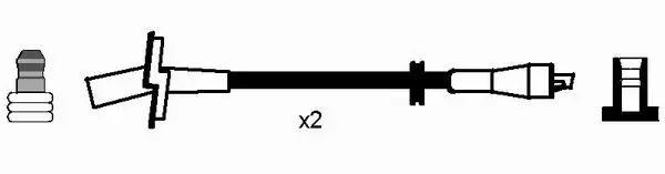Kit de câbles d'allumage NGK 0660