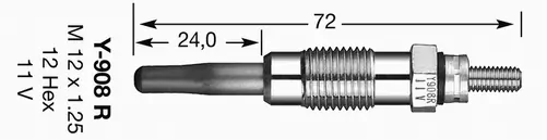 Bougie de préchauffage NGK 4585
