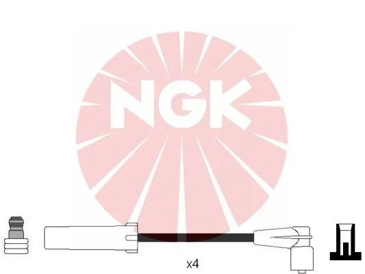 Kit de câbles d'allumage NGK 4054