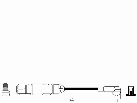 Kit de câbles d'allumage NGK 7034