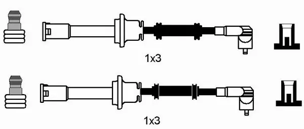 Kit de câbles d'allumage NGK 8575