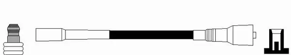 Câble d'allumage NGK 38910