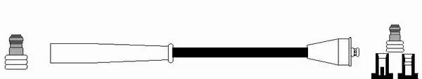 Câble d'allumage NGK 38885