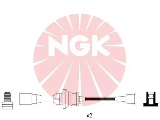 Kit de câbles d'allumage NGK 8647