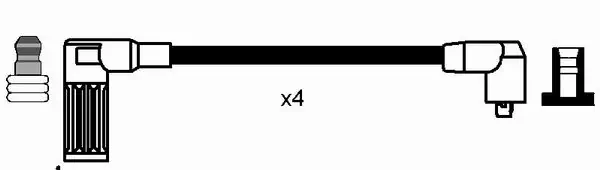 Kit de câbles d'allumage NGK 8208