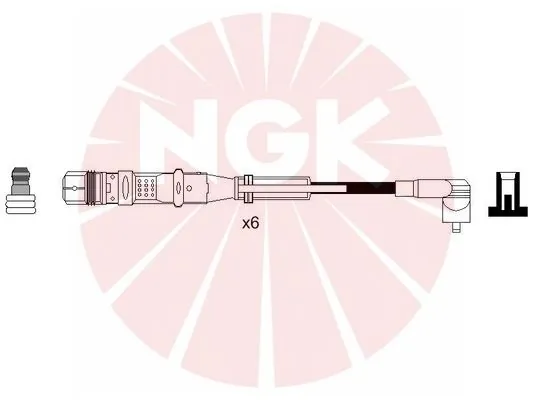 Kit de câbles d'allumage NGK 7358