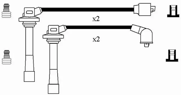 Kit de câbles d'allumage NGK 8459