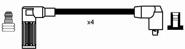 Kit de câbles d'allumage NGK 8193