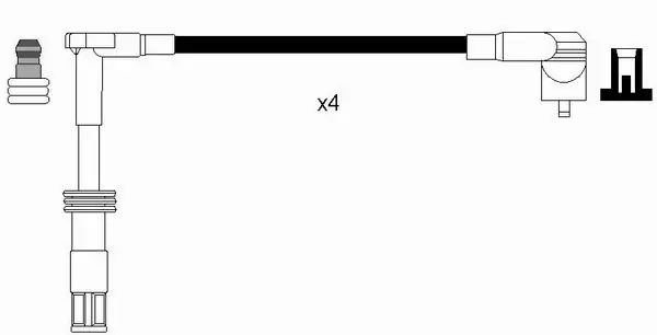 Kit de câbles d'allumage NGK 8597