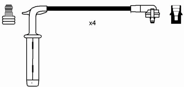 Kit de câbles d'allumage NGK 8571