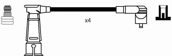 Kit de câbles d'allumage NGK 7307