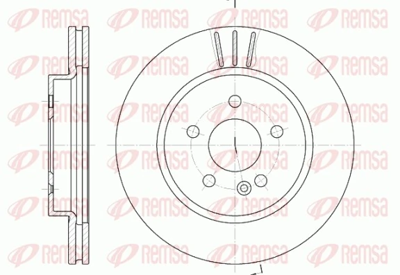 REMSA 6782.10 — Диск гальмівний