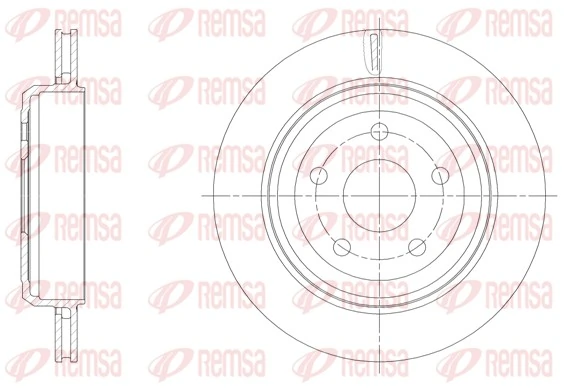 REMSA 61513.10 — Диск гальмівний