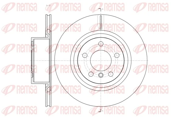 REMSA 61455.10 — Диск гальмівний