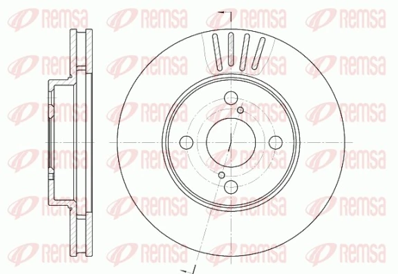 REMSA 6742.10 — Диск гальмівний