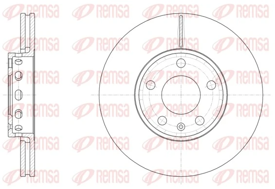 REMSA 6328.10 — Диск гальмівний