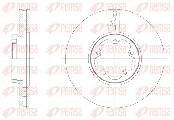 REMSA 61565.10 — Диск гальмівний