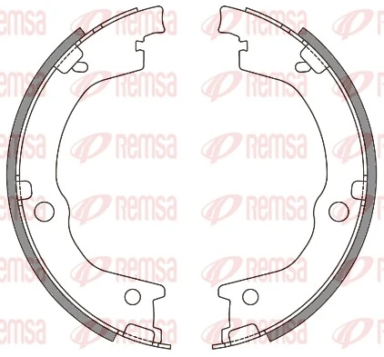 REMSA 4644.00 — Колодки ручного гальма
