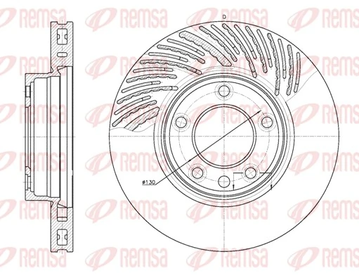 REMSA 6773.10 — Диск гальмівний
