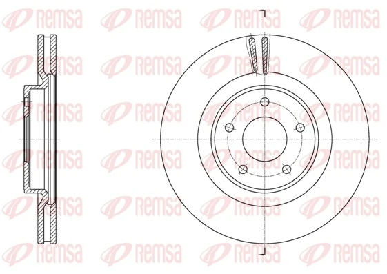 REMSA 61790.10 — Диск гальмівний