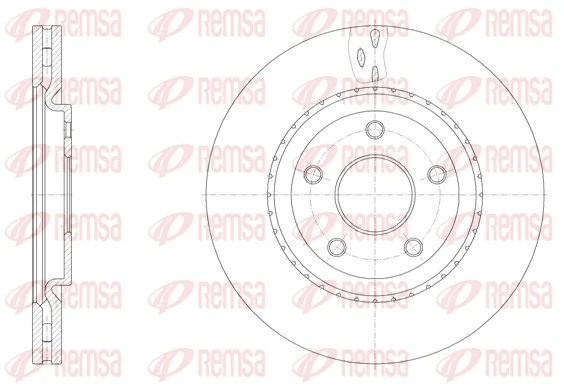 REMSA 61515.10 — Диск гальмівний