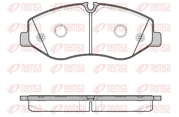 REMSA 1623.00 — Колодка гальм. диск. MERCEDES VITO (W447) передн. (вир-во Remsa)