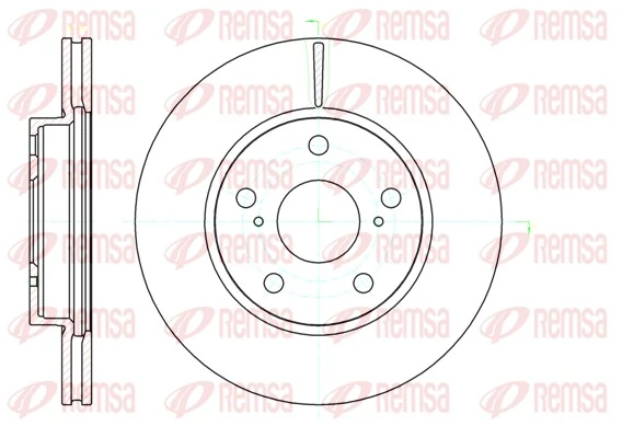 REMSA 61122.10 — Диск гальмівний