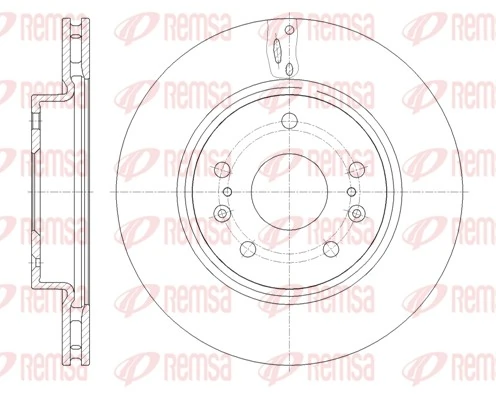 REMSA 61665.10 — Диск гальмівний