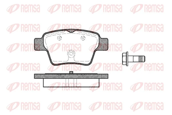 REMSA 1138.00 — Колодки гальмівні дискові