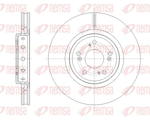REMSA 61658.10 — Диск гальмівний