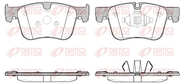 REMSA 1560.10 — Колодки гальмівні дискові