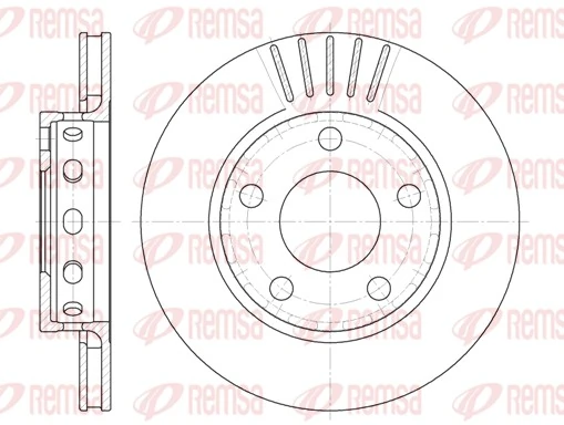 REMSA 6835.10 — Диск гальмівний
