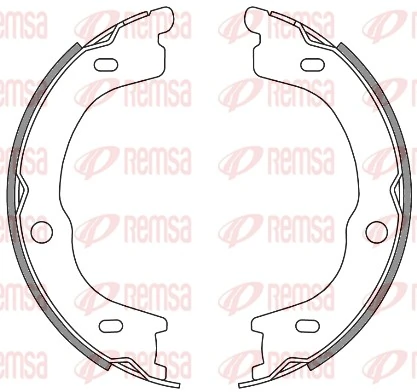 REMSA 4672.00 — Колодки ручного гальма