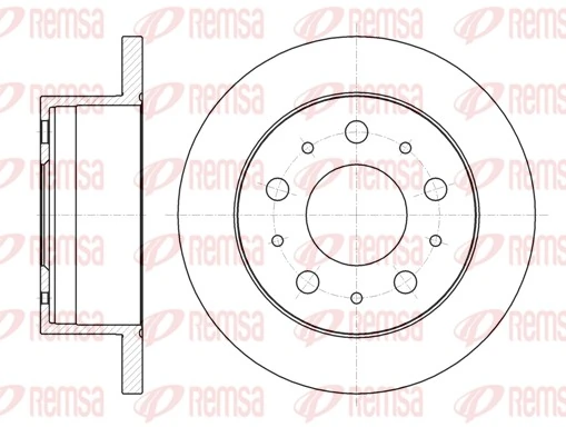 REMSA 61056.00 — Диск гальмівний