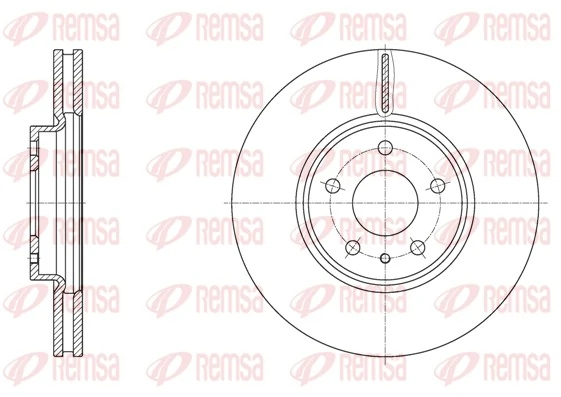 REMSA 61605.10 — Диск гальмівний