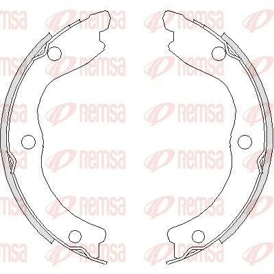 REMSA 4736.00 — Колодки ручного гальма
