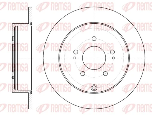 REMSA 61098.00 — Диск гальмівний