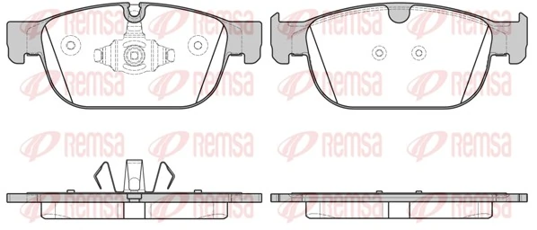 REMSA 1696.00 — Колодки гальмівні дискові